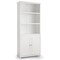 Bookcase Shelving Storage Wooden Standing Cabinet Unit Display with Doors